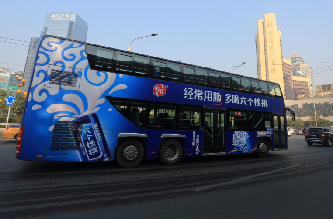  呼和浩特公交车广告